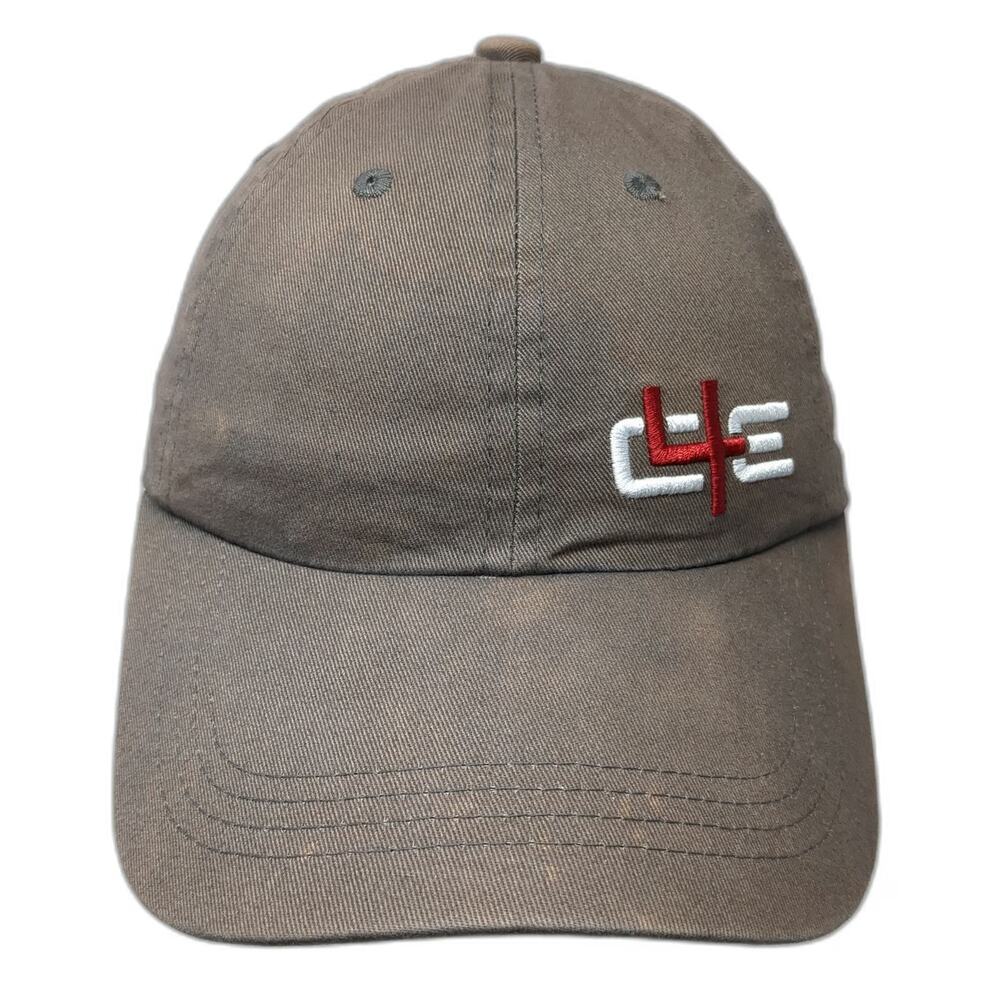 Core4Element Baseball Cap Gray One Size Embroidered Logo Strapback Hat Hunting